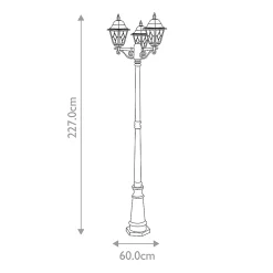 Lampadaire 3 lumières Norfolk