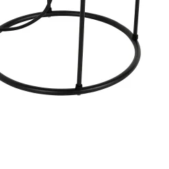 Lampadaire design d'extérieur noir - Jannie