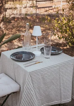 Lampe à poser LED Lola slim blanc H.30cm IP44 160lm Newgarden