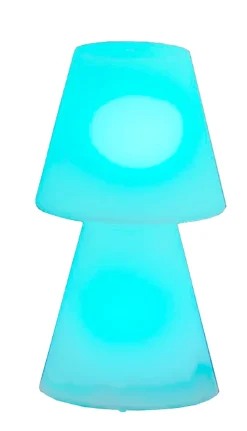 Lampe à poser rechargeable LED intégrée RGB 18lm 1W IP43 New Garden, Lola
