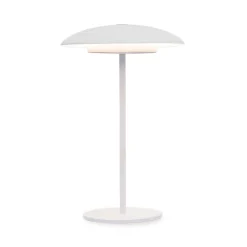 Lampe à poser réglable, rechargeable Sardina 30 métal blanc dimmable IP44 2W Newgarden