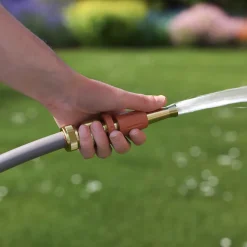 Lance d'arrosage métal GoodHome coloris or