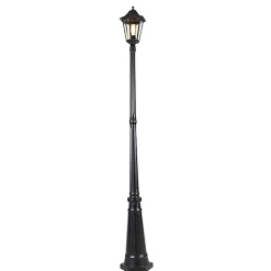 Lanterne d'extérieur intelligente noire 200 cm IP44 incl. Wifi ST64 - Havana