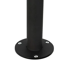 Lanterne moderne noire avec verre clair 100 cm IP44 - Sfera