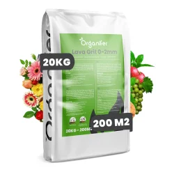 Lavagrit issu de Roches Originelles d'Eifel - 20 kg pour 200 m2 - Organifer