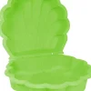 Lot de 2 Bacs à Sable Coquillage en Plastique 87 cm Vert Pomme