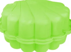Lot de 2 Bacs à Sable Coquillage en Plastique 87 cm Vert Pomme