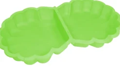 Lot de 2 Bacs à Sable Coquillage en Plastique 87 cm Vert Pomme