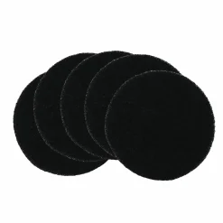 Lot de 5 filtres à charbon actif pour composteur, poubelle à compost - Rond - Linxor