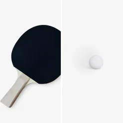 Lot de 2 raquettes et 3 balles pour table de Ping-Pong