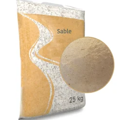 Lot de 4 sacs de 25 KG de sable jeux d'enfants 0/2