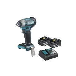 Makita DTW180RFJ Boulonneuse à chocs 18 V Li-Ion 3 Ah 180 Nm kit 2 batteries
