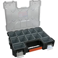 Mallette organiseur 12 compartiments hauteur 8cm - Fischer Darex