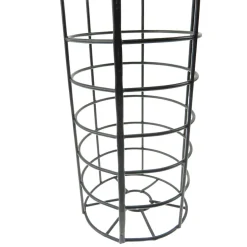 Mangeoire à boules Mésanges noir Daisy, hauteur 32 cm pour oiseaux