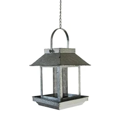 Mangeoire oiseaux Maison 20x20x55cm