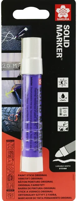 Marqueur solide extreme chaud blanc Sakura