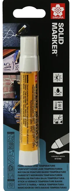 Marqueur solide extreme froid blanc Sakura