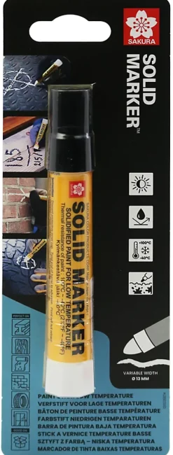 Marqueur solide extreme froid noir Sakura