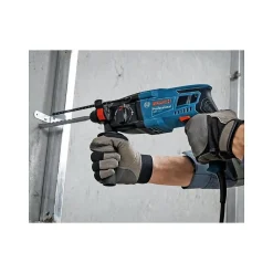 Marteau perforateur 720W 2 Joules SDS + Tige de profondeur Poignée supplémentaire + Mallette BOSCH Professional GBH 2