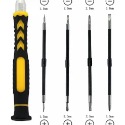 Mini tournevis de précision pour la réparation de lunettes, bijoux, montres, ordinateurs et appareils électroniques (lot de 5)