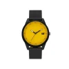 Montre Watch Insignia Diam 43 mm Noir/Jaune ABS Bracelet Silicone CAT