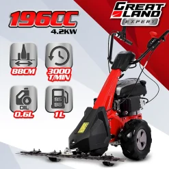 Motofaucheuse thermique 196cc - Largeur de coupe 88cm