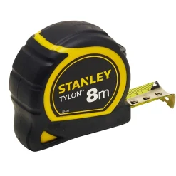 Mètre ruban mesure courte - mesure L.8m x l.25mm - non magnétique - marquage simple face - Stanley 0-30-657