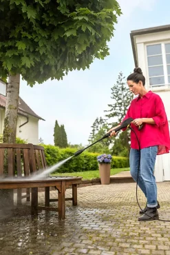 Nettoyeur haute pression Karcher K 2 Horizontal VPS Home - Pression 110 bar- Débit 360 l/h- Kit Home inclus