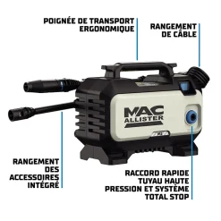 Nettoyeur haute pression Mac Allister M1 1400W 110 bars