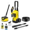 Nettoyeur haute pression Karcher K4 FJ Home - Pression 130 bar- Débit 420 l/h- Buse à jet plat- Kit Home inclus