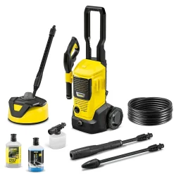 Nettoyeur haute pression Karcher K4 FJ Home - Pression 130 bar- Débit 420 l/h- Buse à jet plat- Kit Home inclus