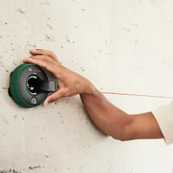 Niveau laser avec mètre ruban (2m) intégré Bosch Atino laser ligne 2,2 m, faisceau rouge, laser classe 2