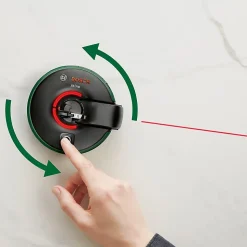 Niveau laser avec mètre ruban (2m) intégré Bosch Atino laser ligne 2,2 m, faisceau rouge, laser classe 2