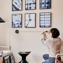 Niveau laser avec mètre ruban (2m) intégré Bosch Atino laser ligne 2,2 m, faisceau rouge, laser classe 2