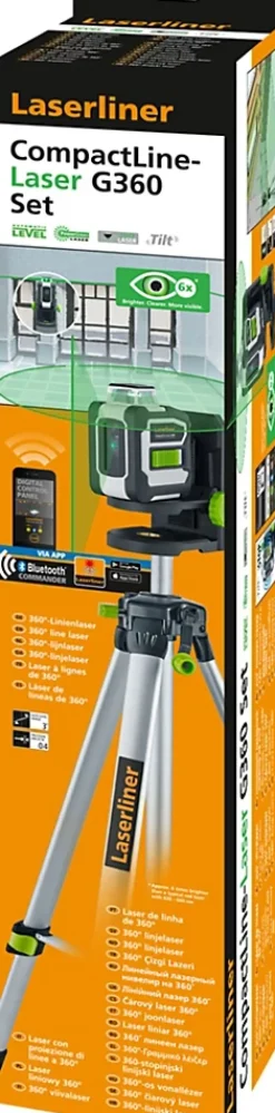 Niveau laser Compactline vert G360 Laserliner