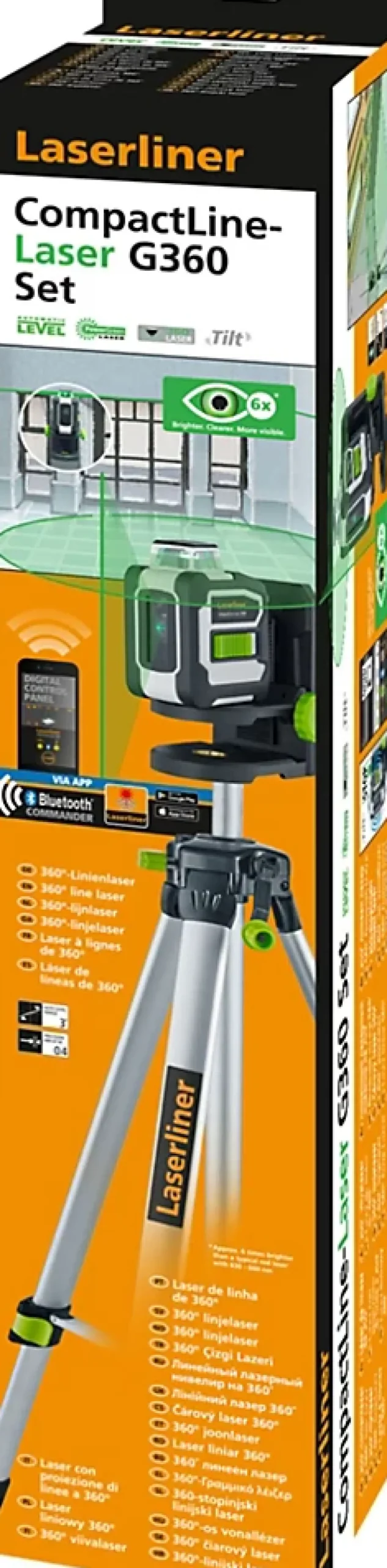 Niveau laser Compactline vert G360 Laserliner