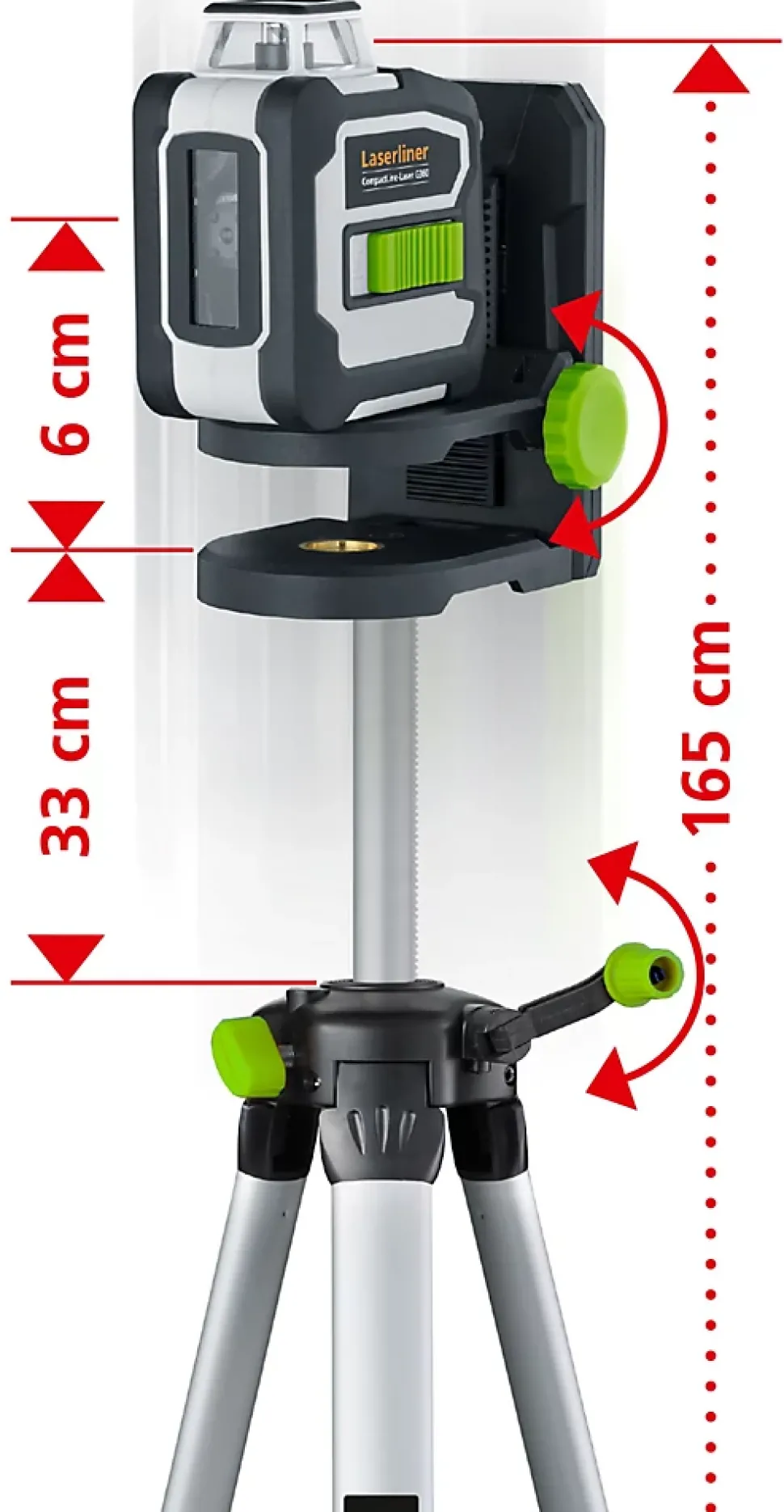 Niveau laser Compactline vert G360 Laserliner