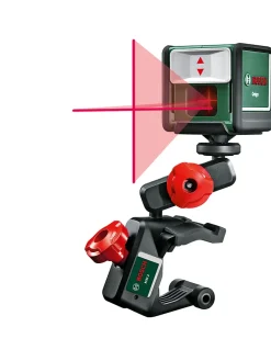 Niveau laser croix Bosch Quigo 10m piles AAA incluses