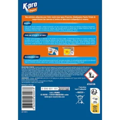 Pack 4 Adhésifs anti-mouches insecticides Kapo exports motif fleurs orange