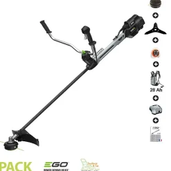 Pack débroussailleuse PRO batterie dorsale 28Ah arbre carbone Egopower BCX3800E