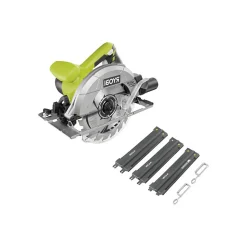 Pack RYOBI Scie circulaire - RCS1400-G - 1400W - 66mm - guide de coupe - RAK03SR