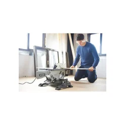 Pack RYOBI scie sur table et onglet électrique 1800W 254mm RTMS1800-G - lame carbure pour scies à coupe d'onglet 254mm SB254T48A1
