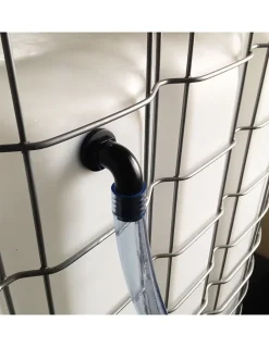 Pack trop-plein cuve eau embout coudé diamètre 20 mm + 2M Tuyau