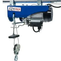 Palan électrique - 100 à 200KG - 6 à 12 mètres