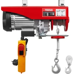 Palan électrique 1200W, 220V, Suspension Simple et Double 300KG/600KG