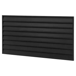 Panneau persienné Neva L.179 x H.88 cm aluminium anthracite