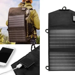 Panneau Solaire Portable 15w, Chargeur Solaire - Neo Tools - 90-140