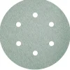 Papier abrasif corindon ø150 mm grain 80 anti-encrassement, lot de 5