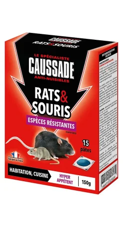 Pat'appat rats et souris espèces résistantes Caussade 150g