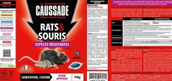 Pat'appat rats et souris espèces résistantes Caussade 150g